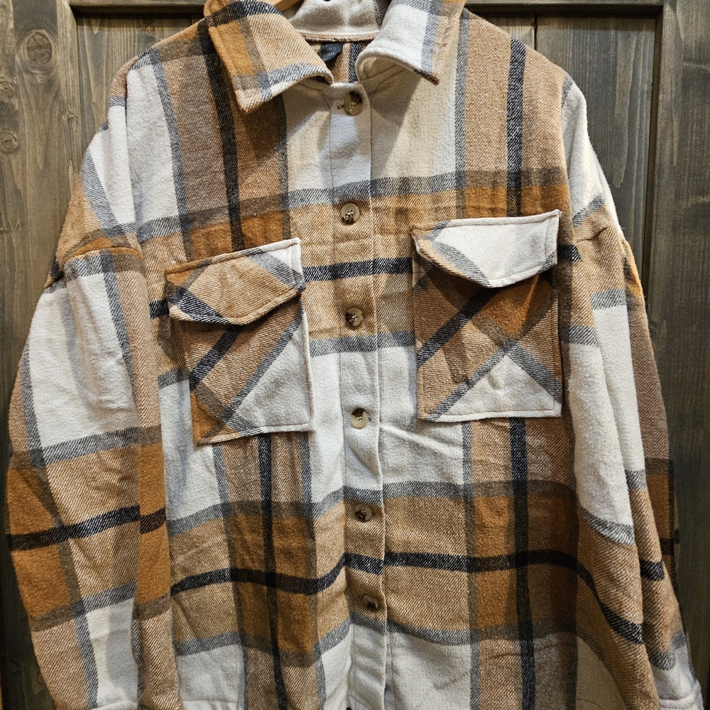 Plaid Button-Up